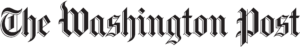 The Washington Post logo in blackletter font on a transparent background